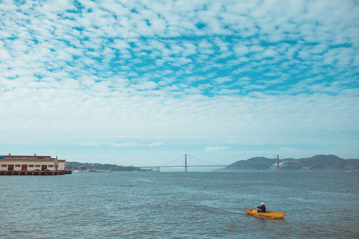 San Francisco view Golden Gate California