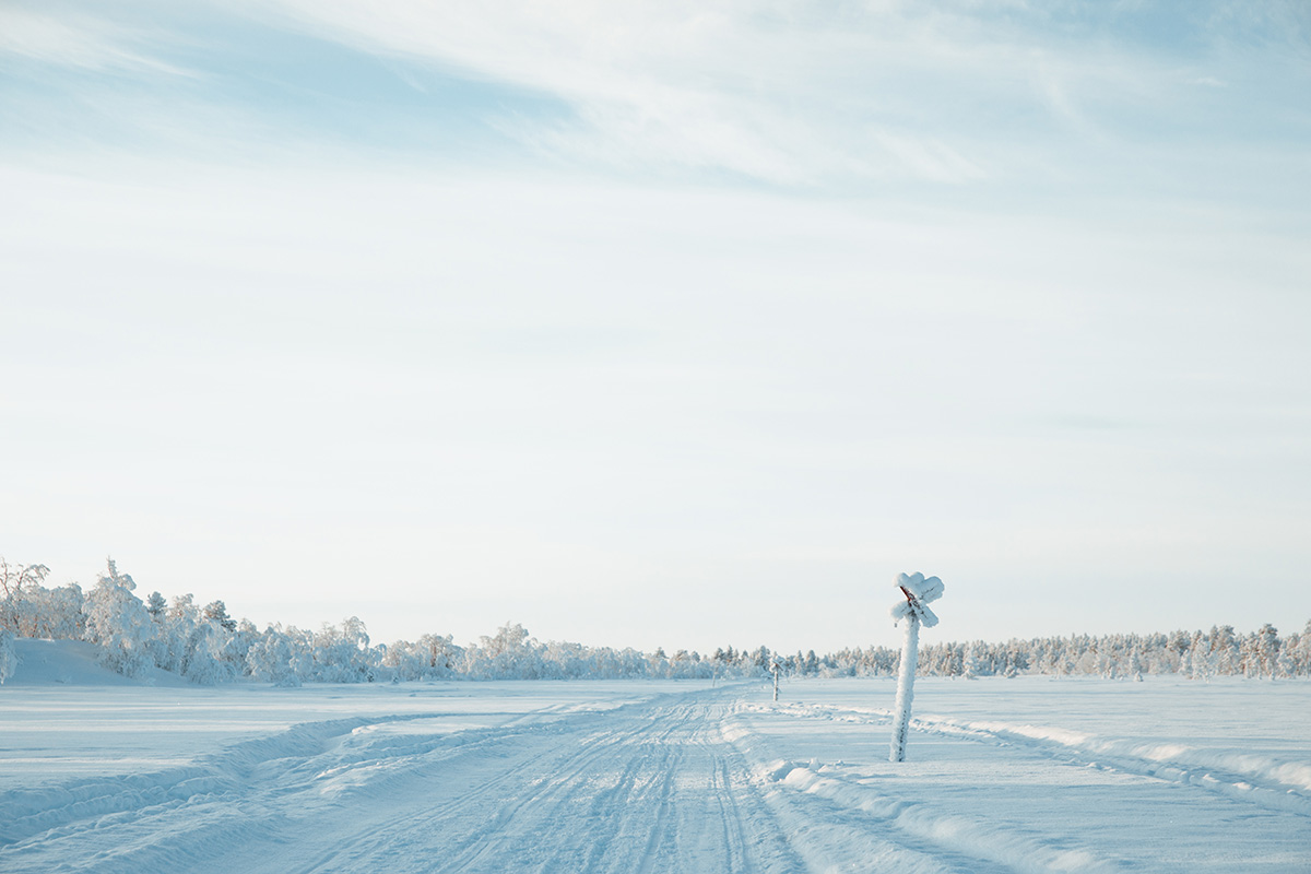 Hetta snow land Lapland Raphaelle Monvoisin
