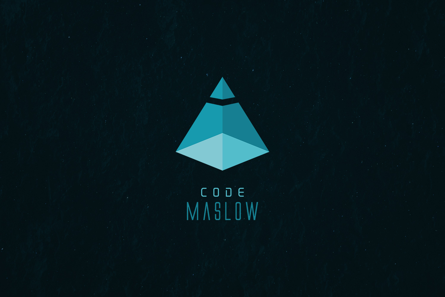 CODEMaslow developer logotype branding coding dev pyramid