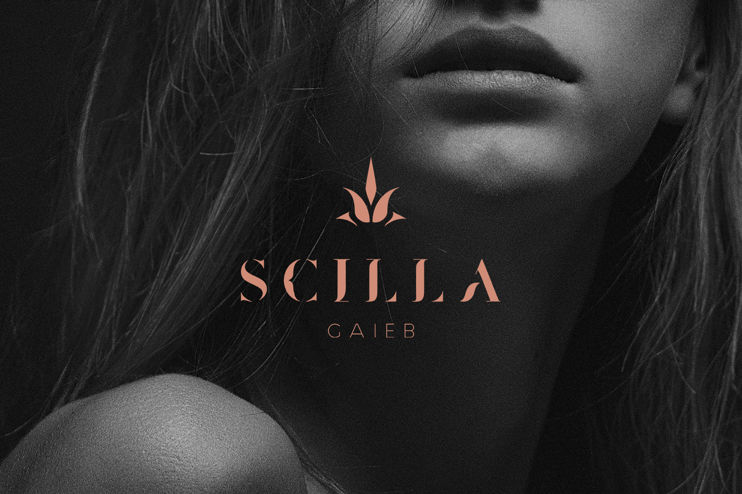 logotype Scilla Gaieb cosmetic beauty product
